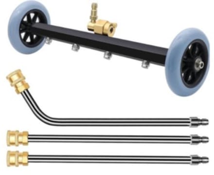 CRIJNS - PRO - Chassis Cleaner - Hogedruk Bodemreiniger - 1/4 Quick Connector