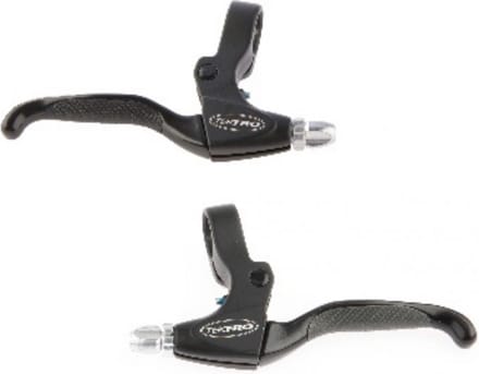 Tektro V-brake remgreepset - ergonomisch - 4-vinger ontwerp - zwart - links en rechts