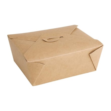Fiesta Compostable kartonnen voedseldozen 1200ml (200 stuks)