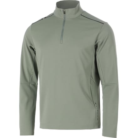 JLindeberg Leon Quarter Zip Longsleeve Heren-olijf
