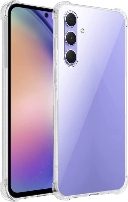 Hoesje geschikt voor Samsung Galaxy A54 - Back Cover Case ShockGuard Transparant
