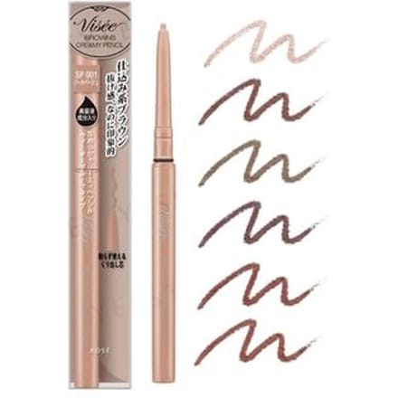 Kose - Visee Riche Browns Creamy Pencil Eyeliner SP001