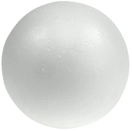 Piepschuim balletjes Ø10cm wit 5 st
