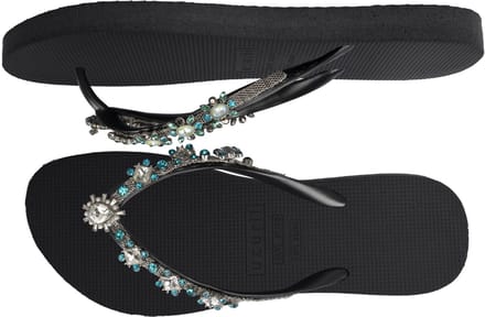 Uzurii | Teenslippers | Dames | Zwart | Maat 41/42