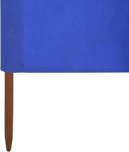 Windscherm Tuin - Buiten Scherm - Wind Bescherming - Opvouwbaar 9 Panelen - 1200 x 80 cm - Lichtblauw