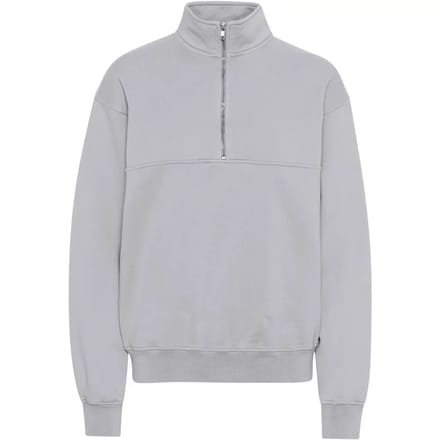 Sweatshirt 1/4 rits Colorful Standard Organic limestone grey
