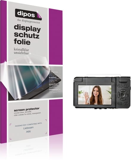 dipos – 4x Beschermfolie geschikt voor Liebssen A66 | Krasbestendige & heldere Screenprotector Ultra-Thin