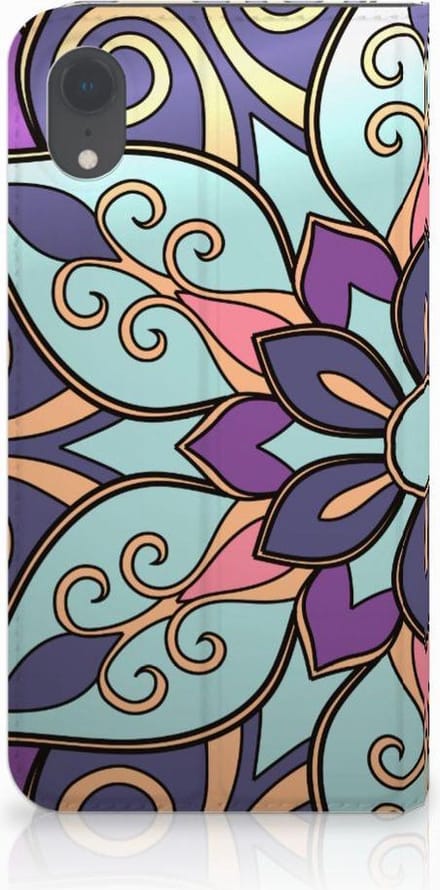 Apple iPhone Xr Smart Cover Purple Flower