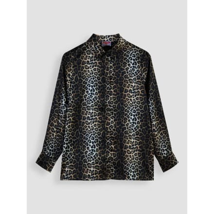The Lola Club Alix panther blouse -