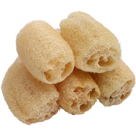 5 STUKS Loofah Afwasborstel Effectieve Reiniging Multifunctioneel Afwasmiddel Lichaamssponzen Schuurmiddel voor beige
