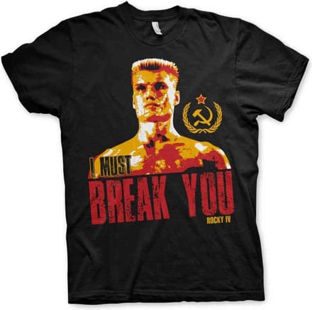 Rocky Heren Tshirt -S- I Must Break You Zwart