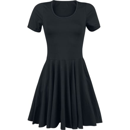 Outer Vision Midi-jurk - Triana - L tot XL - voor Vrouwen - zwart