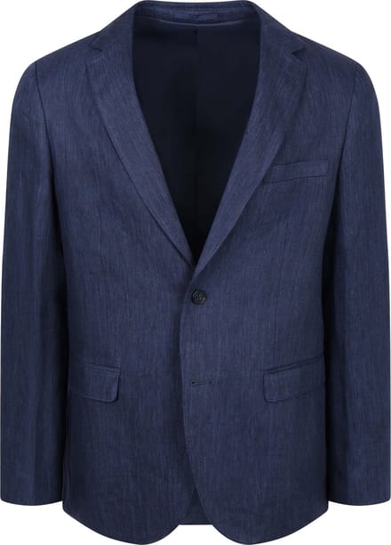 Suitable Blazer Linen Twill Donkerblauw (navy) - Maat 54 - Heren blazer