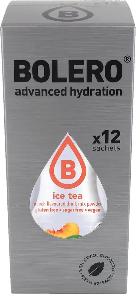 Suikervrije limonade sticks ice tea peach - 12 x 3g