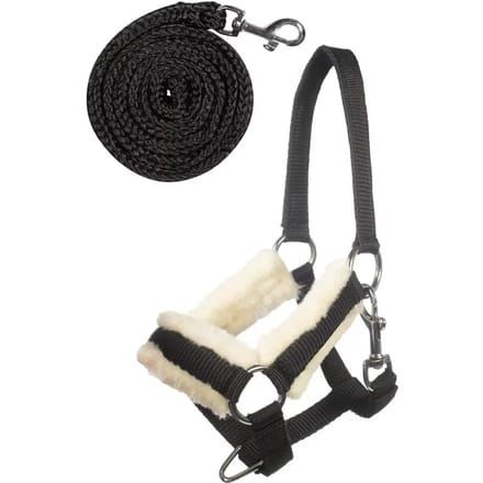 Zadel en longe voor Hobby Horse HKM Kids