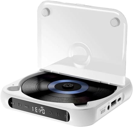 Externe CD-speler - Auto Muziekspeler - Muziek Luisteren - AUX en USB - 13.5 cm - Wit