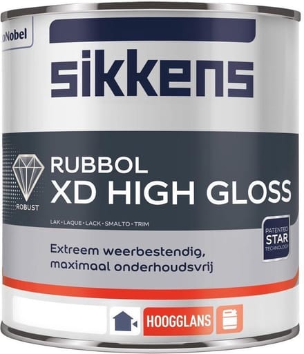 Sikkens Rubbol XD High Gloss 1 liter - Wit