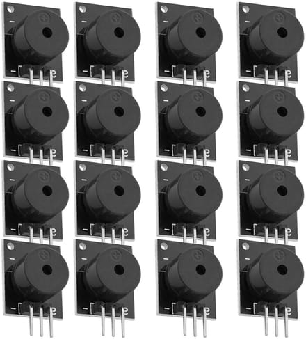 16 x KY-006 Passieve Piezo Buzzer Alarm Module voor Arduino en Raspberry Pi - Geluidsmodule, Elektronica, DIY Projecten