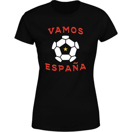 Vamos Espana Women's T-Shirt - Black - 3XL