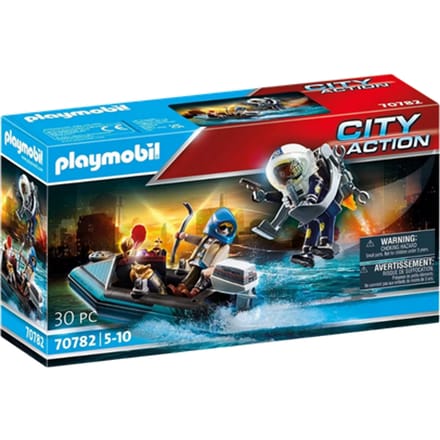 PLAYMOBIL 70782 Politiejetpack - Arrestatie van de kunstdief Bouwsets