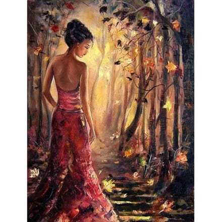 DIY schilderij balletdanser Diamond borduurwerk Diamond schilderij Cross Stitch Home Decor 20X30CM beige