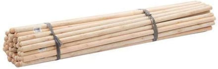 Houten Bezemhandvatten 5' x 1-1/8" - Zware Kwaliteit, Geschikt voor Grote Bezemkoppen - Set van 30