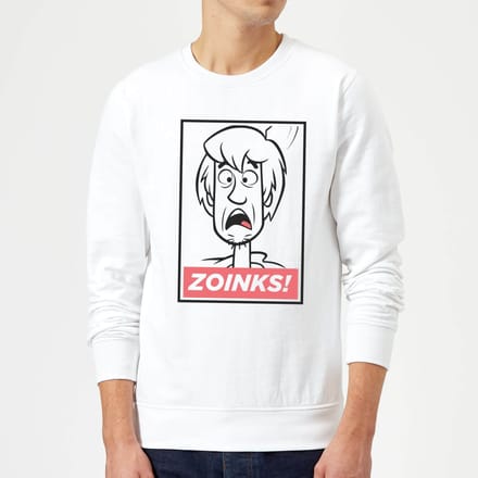 Scooby Doo Zoinks! Sweatshirt - White - S