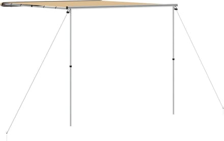 vidaXL - Luifel - voor - camper - en - caravan - 2,4x3x2,15 - m - beige