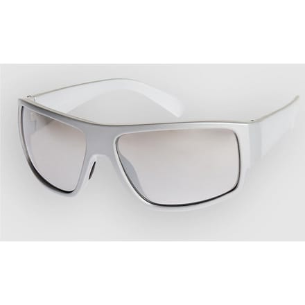 Dot Dash Orbit Shiny Silver Zonnebril grijs