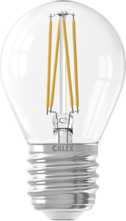 2 stuks - Calex - LED - kogellamp 4,5W (40W) E27 Helder - Dimbaar met Led Dimmer
