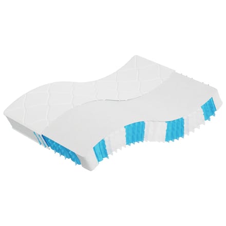 vidaXL - Pocketveringmatras - middelhard-hard - 140x200 - cm