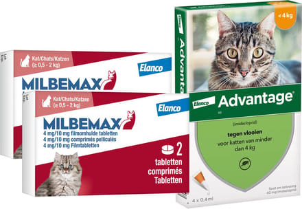 Elanco Preventiepakket Kitten 1 - 2 kg