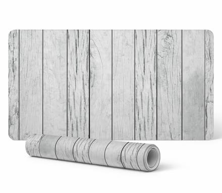 Beschermende bureauonderlegger met afbeeldingen, houten panelen, verticaal, 90x45 cm