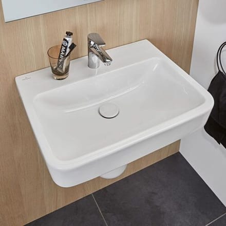 Villeroy & Boch O.novo washbasin 60 x 46 cm without overflow, 1 tap hole 4A416101