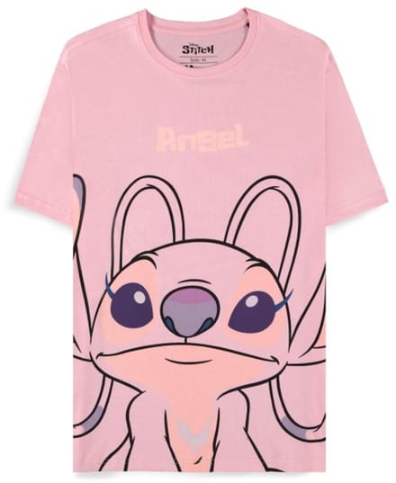 Disney Lilo & Stitch - Angel Unisex T-shirt - M - Roze
