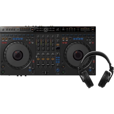 AlphaTheta DDJ-GRV6 + Pioneer DJ HDJ-X7 Zwart