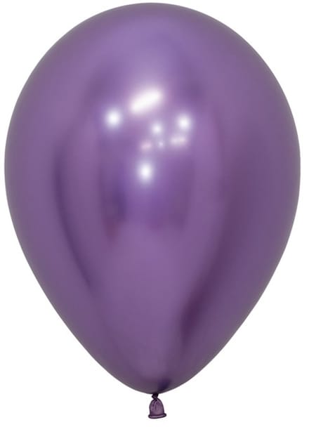 Qualatex ballonnen CHROME paars 100 stuks