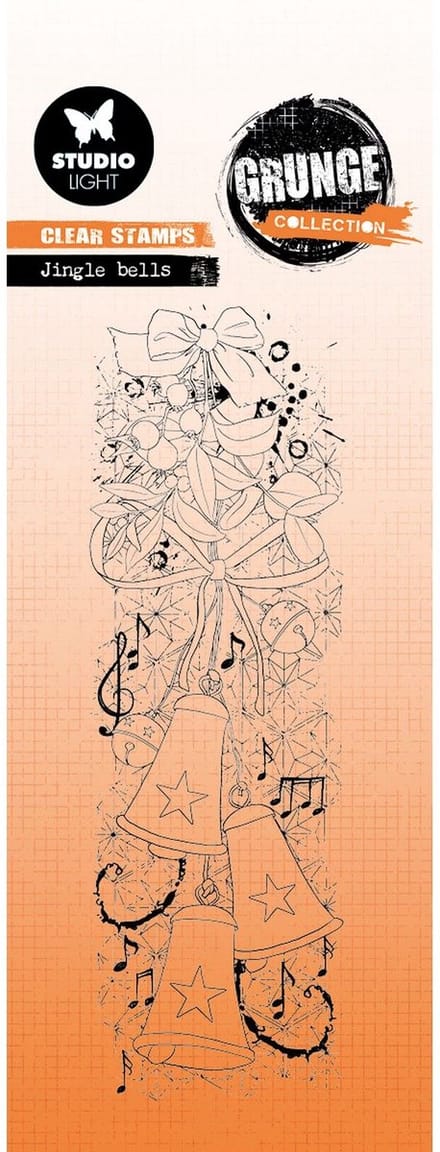 Studio Light Grunge Collection Clear Stamp Jingle Bells