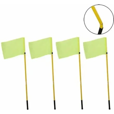 4 flexibele hoekvlaggenset