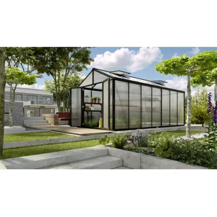 Vitavia Tuinkas Zeus Comfort 13800 - Polycarbonaat 16mm - Zwart - 258x540x250cm