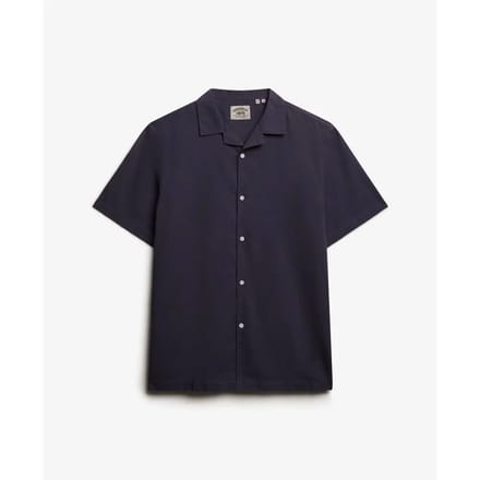 Superdry Cabana Overhemd Met Korte Mouwen Blauw S Man