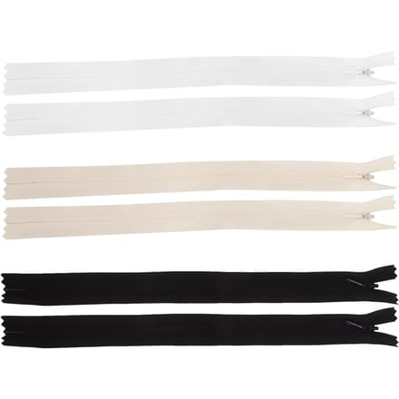 Onzichtbare Rits Duurzaam Soepel Openen Sluiten Jurk Accessoires voor Naaien Jassen Jas DIY white