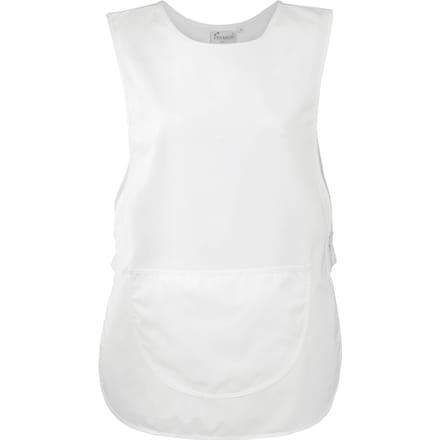 Premier Dames / Dames Pocket Tabard / Werkkleding (Pakket van 2) (Wit)