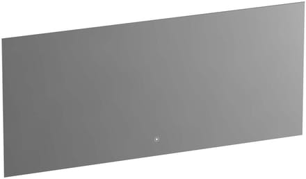 Brauer Ruby Spiegel - Rechthoekig - 160 cm - met Directe LED-Verlichting - Dimbaar - met Touchbediening