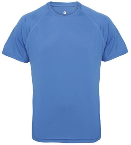 TriDri - Panelled Tech T-Shirt - Sapphire maat S