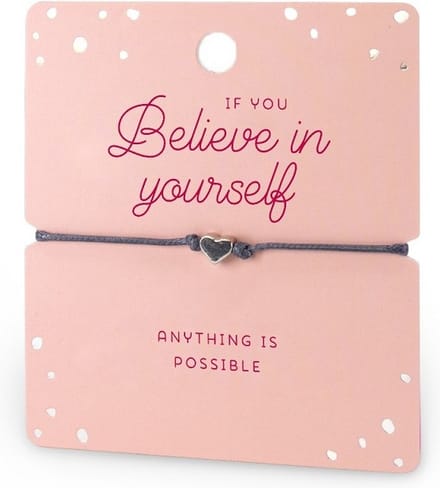 Armband - Hartje - Believe in yourself