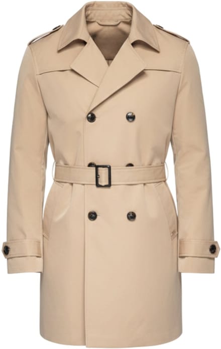 OMBRE Jas - Lange Mouw - Knopen - Effen Beige M