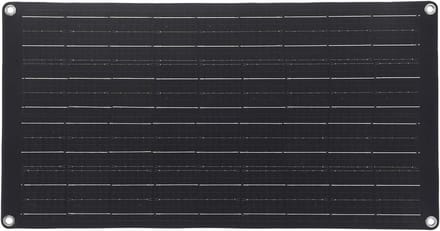 Zonnepaneel Kit - Draagbare Energie - Kamperen Buiten - Snellaadcontroller 100A - 25W - Zwart