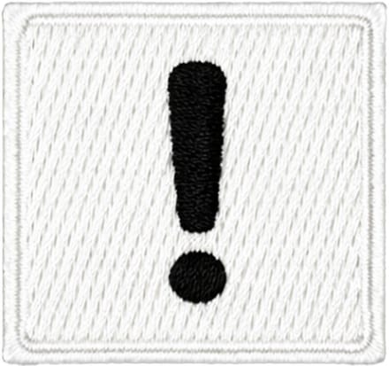 Fjesta© Oeteldonk embleem - Scrabble stijl uitroepteken