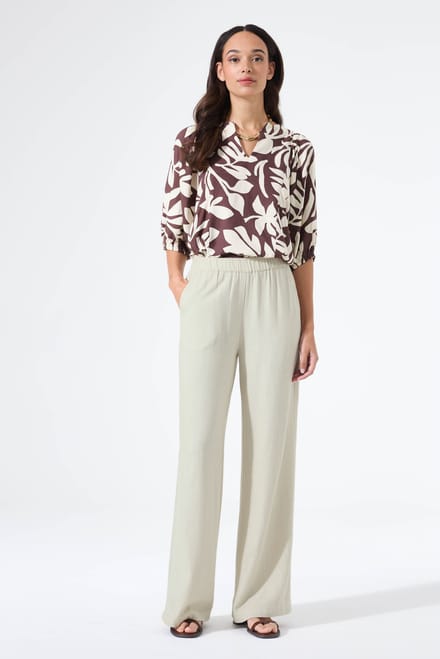 Damesbroek met wijde pijpen Garcia Wide Leg